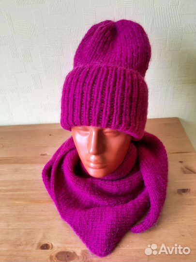 Шапка и бактус ручная работа