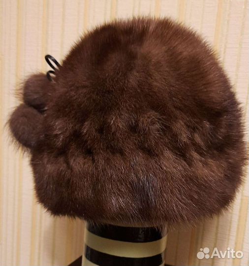 Шапка норковая женская