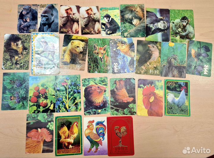 Карманные календарики, пакет 272 шт