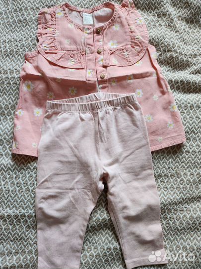 Костюмчики на лето hm и lc Waikiki 6-9 мес