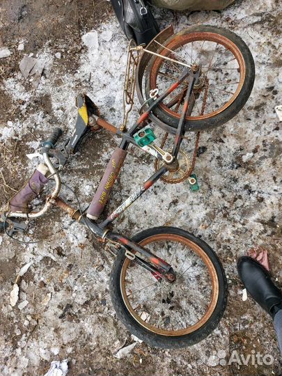 Детский велосипед на запчасти