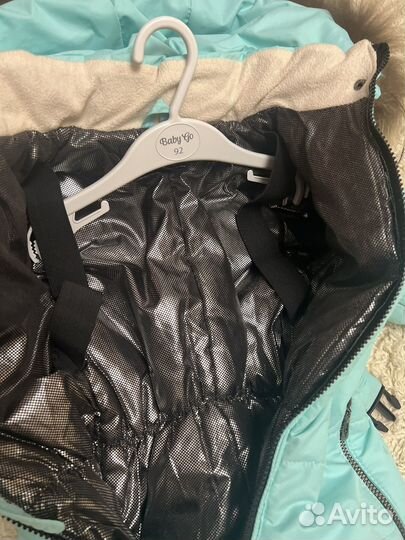 Зимний комбинезон для девочки 86- 92