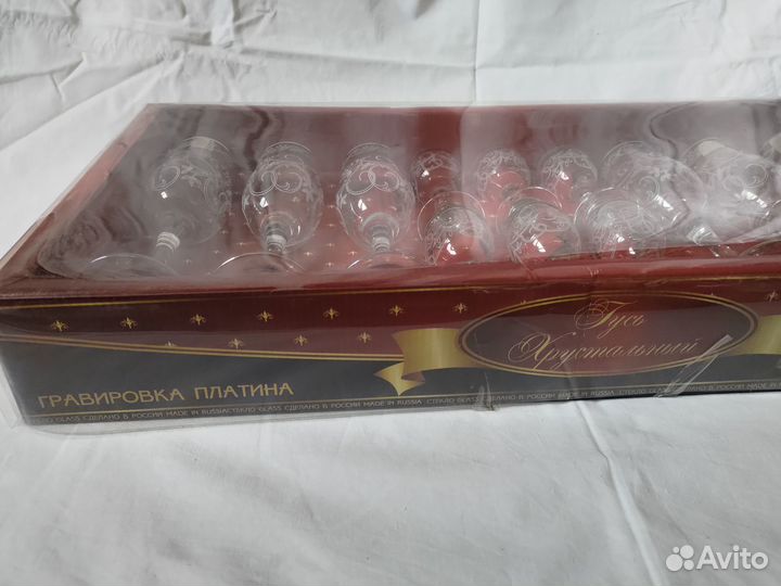 Набор бокалов и рюмок Гусь Хрустальный