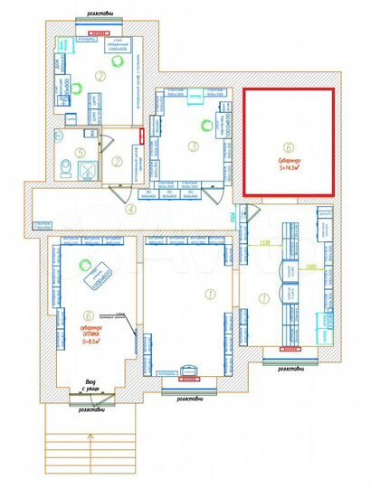 Торговая площадь, 14 м²