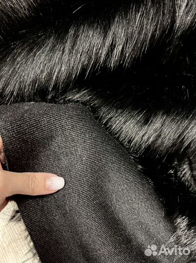 Искусственный мех чёрный