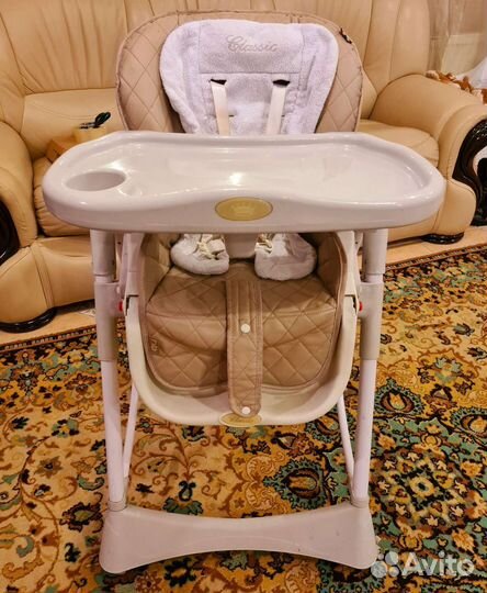 Стульчик для кормления happy baby classic