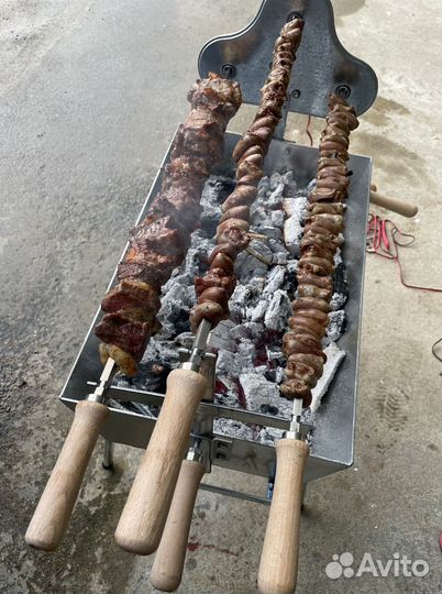 Мангал с электроприводом