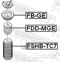 Подшипник опоры переднего амортизатора fbge Febest