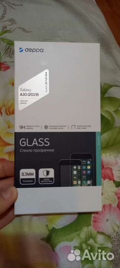 Защитное стекло Samsung Galaxy A30