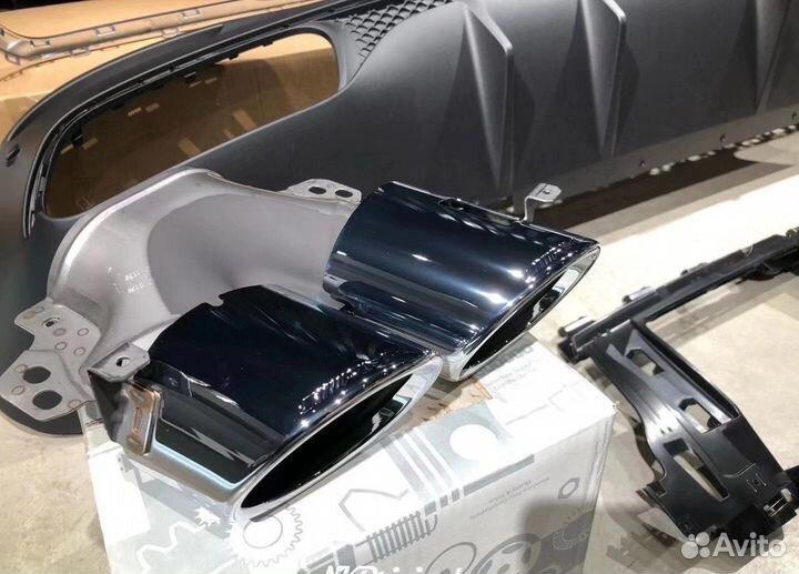 Оригинал дифузор Mercedes GLE w167 Amg 5.3