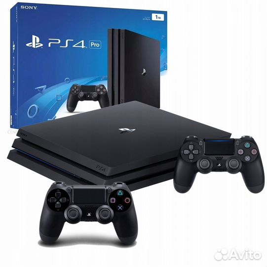 Sony playstation 4 PS4 pro 1tb с играми