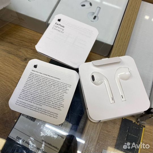 Наушники apple earpods lightning
