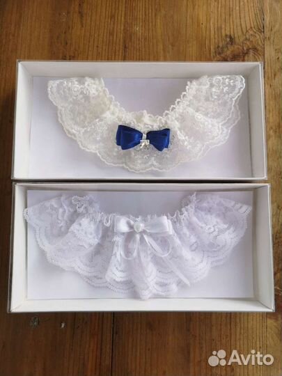 Свадебная подвязка в коробке