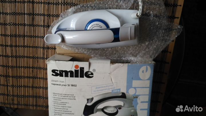 Дорожный паровой утюг Smile Si 1802