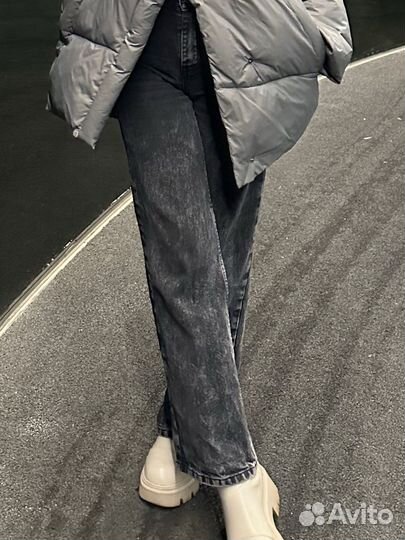 Джинсы широкие для подростка девочки 12-14 лет