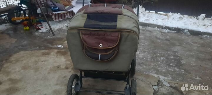 Коляска для двойни, погодок
