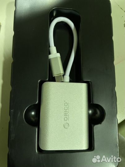 USB концентратор, видеоадаптер orico XC-302-SV