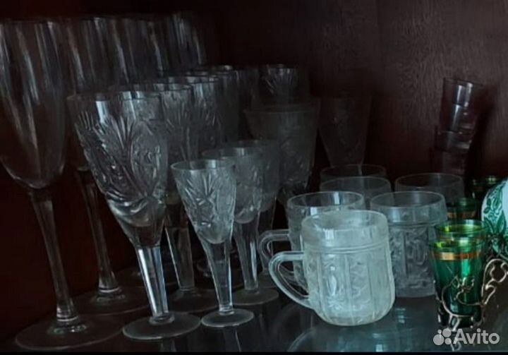 Посуда хрусталь фарфор вербилки дулево сирень англ
