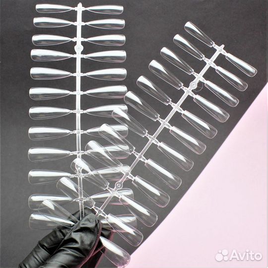 Гелевые типсы для наращивания ногтей