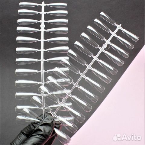 Гелевые типсы для наращивания ногтей