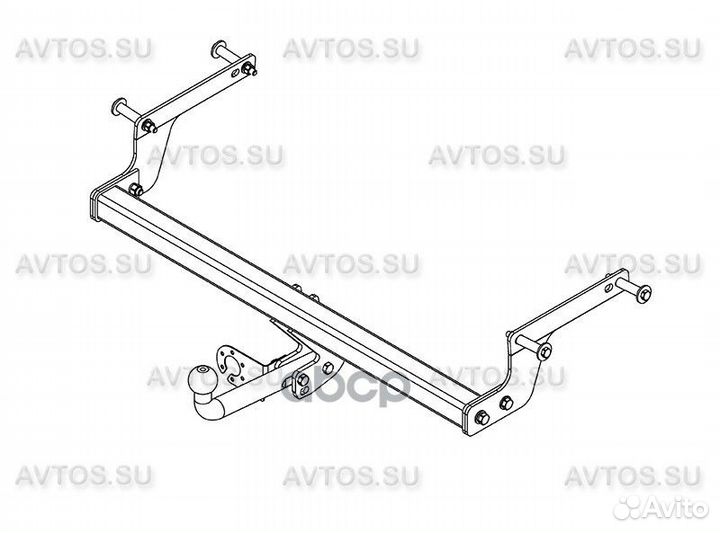 Фаркоп тип шара A Terrano suv 2014- AvtoS RN 13