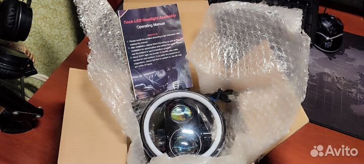 Фара led для мотоцикла 5 дюймов