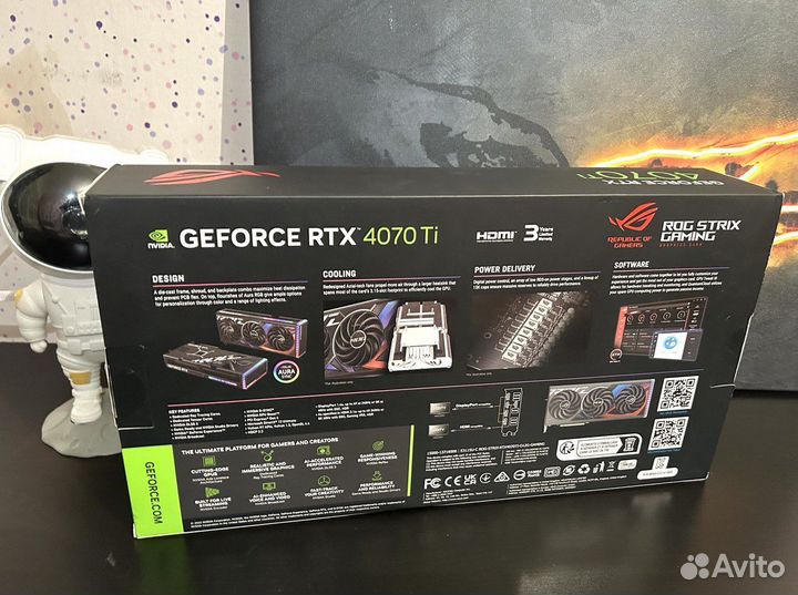 RTX 4070 Ti asus ROG strix gaming OC 12GB