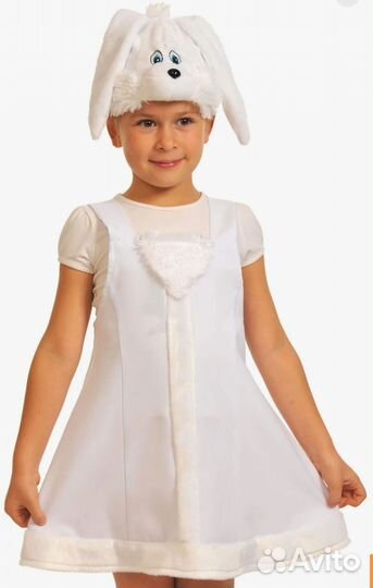 Карнавальный костюм для девочки зайчик