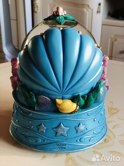 Статуэтка Музыкальный Снежный шар Русалочка Дисней