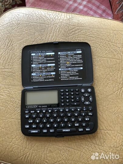Электронный органайзер и переводчик. Citizen. RX-3
