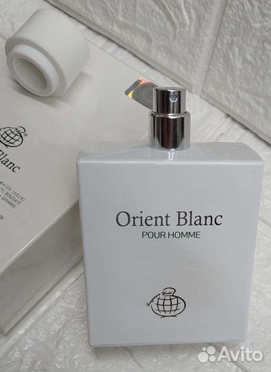Fragrance World Orient Blanc pour homme 100 ml