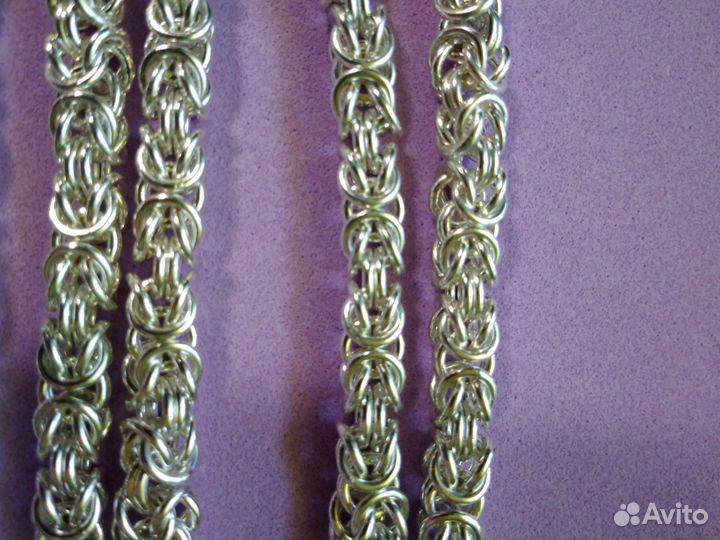 Цепь серебряная,новая