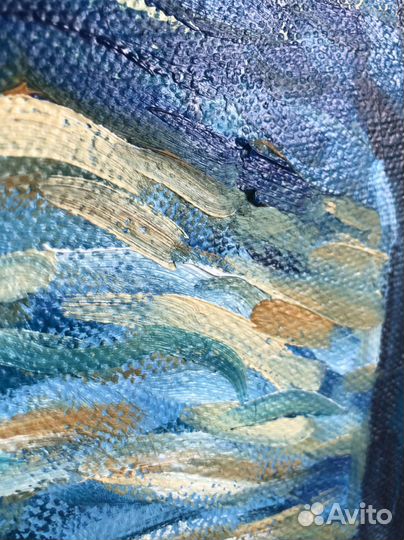 Картина маслом Звездная ночь