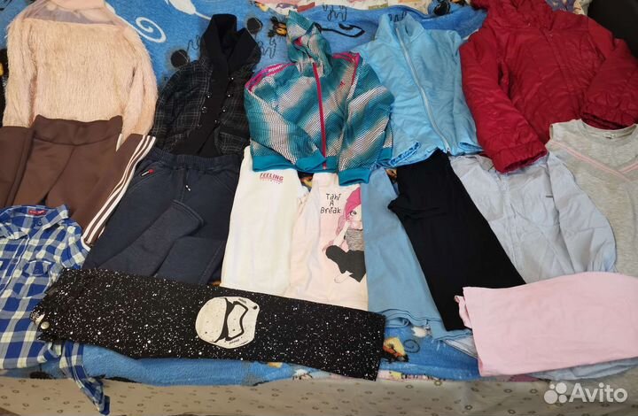 Вещи пакетом на 140-146см