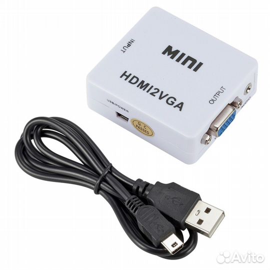 С hdmi на VGA Конвертер 1080P переходник to VGA