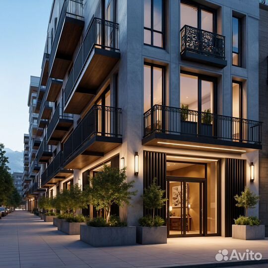 Визуализация Жилого комплекса и Торгового центра