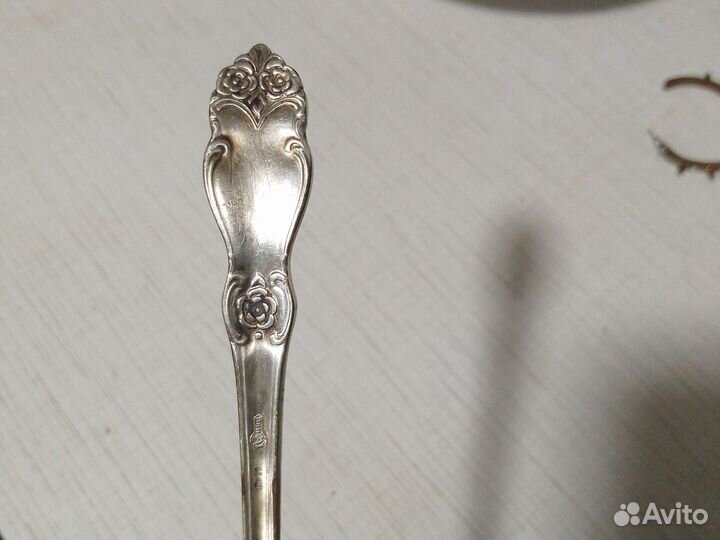 Ложка и вилка из мельхиора СССР