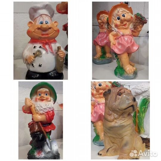 Садовые фигуры, копилки