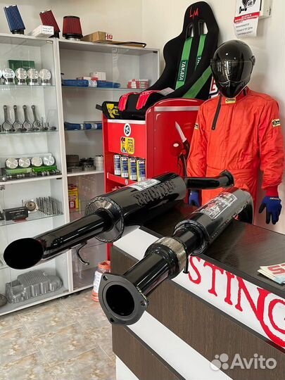 Выхлопная система 63мм Приора