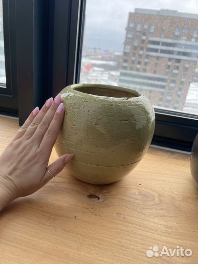 Горшок керамический большой минимализм