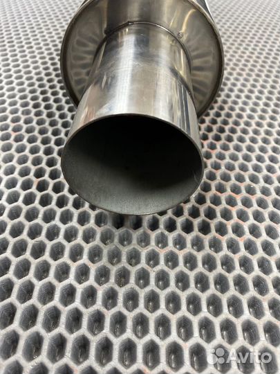 Глушитель прямоточный банка с опалом 60/90мм