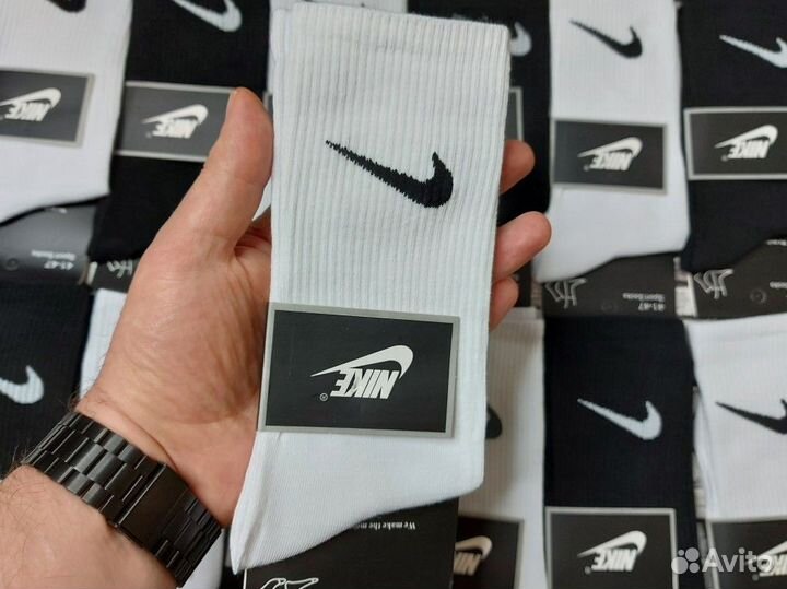 Носки высокие Nike хлопок