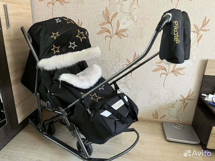 Санки коляска pikate 