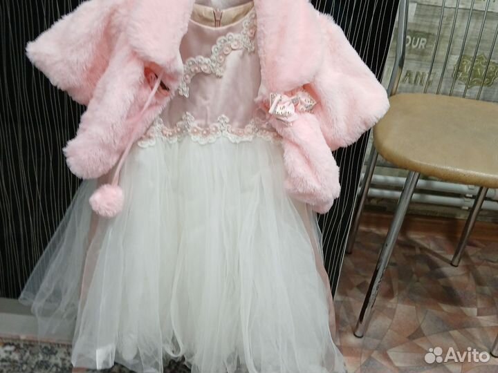 Новогоднее платице с болеро