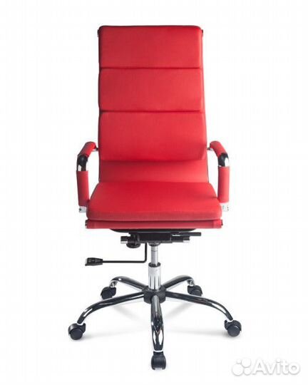 Кресло для руководителя zoom, красное (дэфо)