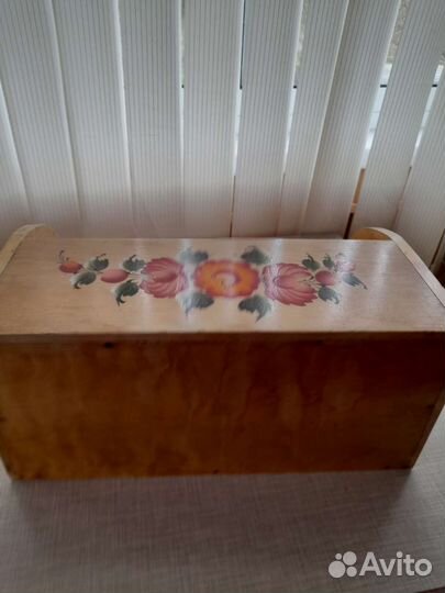 Хлебница деревянная СССР