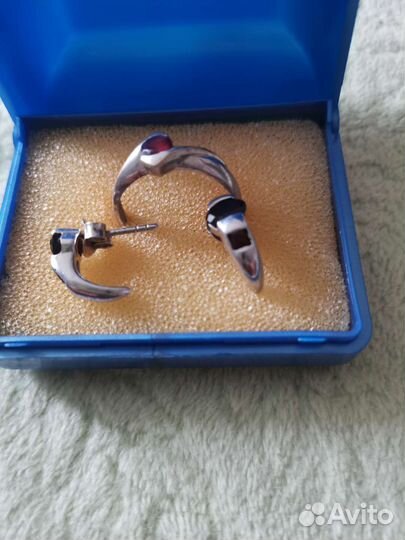 Серьги серебро