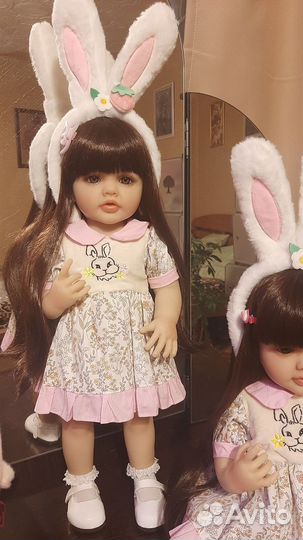 Кукла Реборн полностью силиконовая 55см