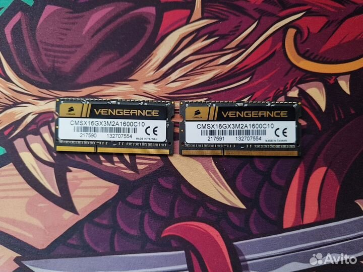 Corsair Vengeance SO-dimm DDR3 8Gb x 2шт (16Gb)