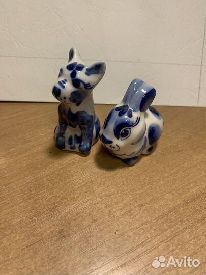 Хрустальные и фарфоровые статуэтки